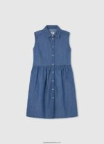 rochie scurtă cu imprimeu geometric fată Pepe Jeans multi 6Z0R461387 - imagine 5