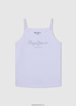 salma cropped fit top fată Pepe Jeans multi 6Z0R461429 - imagine 5