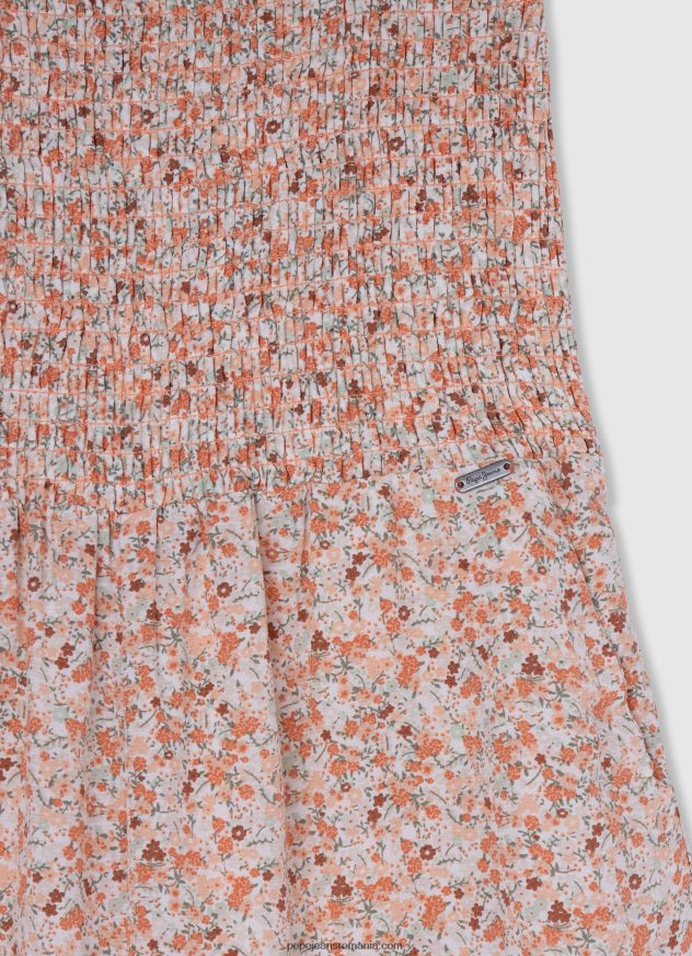 salopetă lungă cu flori harper fată Pepe Jeans multi 6Z0R461395 - imagine 3