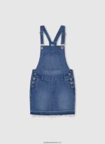 salopetă scurtă ajurata geraldine fată Pepe Jeans mousse 6Z0R461386 - imagine 4