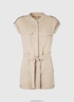 salopeta scurta cu centura femei Pepe Jeans piatră 6Z0R46176 - imagine 5