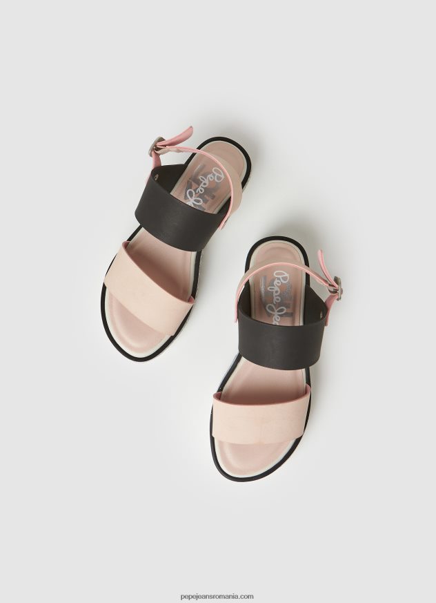 sandale cu platformă alexa rouse fată Pepe Jeans roz mov 6Z0R461338 - imagine 2
