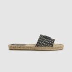 sandale din iută jacquard siva femei Pepe Jeans negru 6Z0R46683