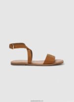 sandale irma din piele cu mai multe barete femei Pepe Jeans negru 6Z0R46663 - imagine 4