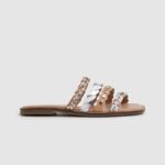 sandale irma din piele cu mai multe barete femei Pepe Jeans neizolat 6Z0R46662