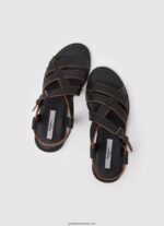 sandale plate hayes rome femei Pepe Jeans negru 6Z0R46657 - imagine 2