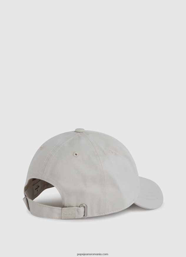 șapcă de bază cu logo brodat băiat Pepe Jeans alb 6Z0R461709 - imagine 2