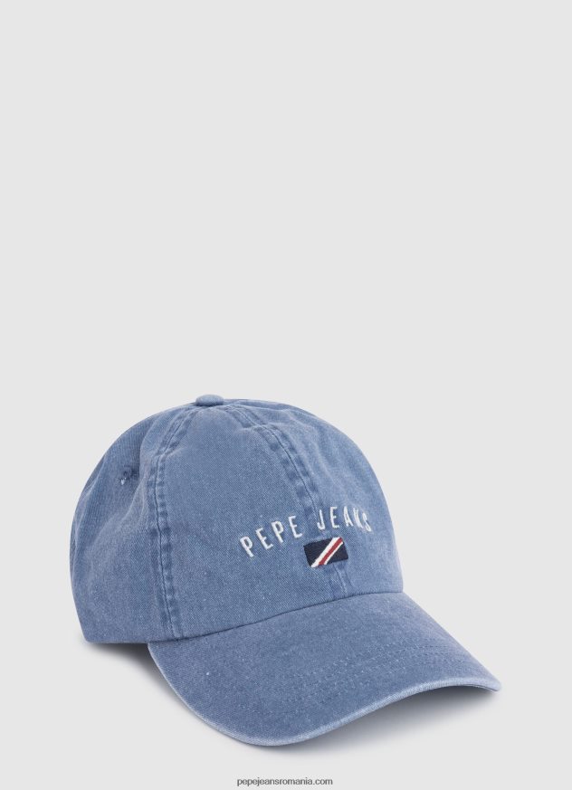 sapca_de_baza_cu_logo_brodat_femei_pepe_jeans_denim_6z0r46778.jpg șapcă de bază cu logo brodat femei Pepe Jeans denim 6Z0R46778 - imagine 1