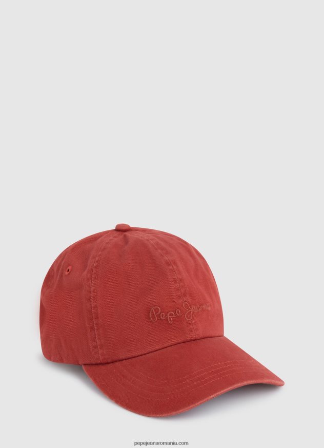 sapca_de_baza_cu_logo_brodat_femei_pepe_jeans_studio_rosu_6z0r46779.jpg șapcă de bază cu logo brodat femei Pepe Jeans studio roșu 6Z0R46779 - imagine 1