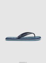 șlapi de plajă cu balene tropicale bărbați Pepe Jeans marina 6Z0R461287