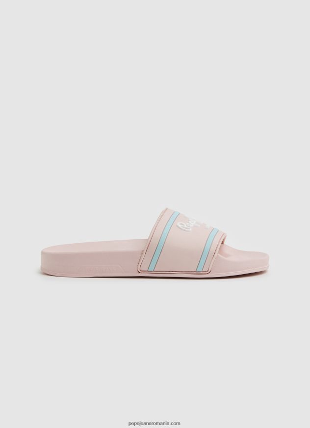 slapi_de_plaja_cu_logo_slider_fata_pepe_jeans_roz_deschis_6z0r461347.jpg șlapi de plajă cu logo slider fată Pepe Jeans roz deschis 6Z0R461347 - imagine 1