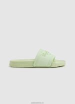 șlapi de plajă cu logo slider femei Pepe Jeans verde proaspăt 6Z0R46688
