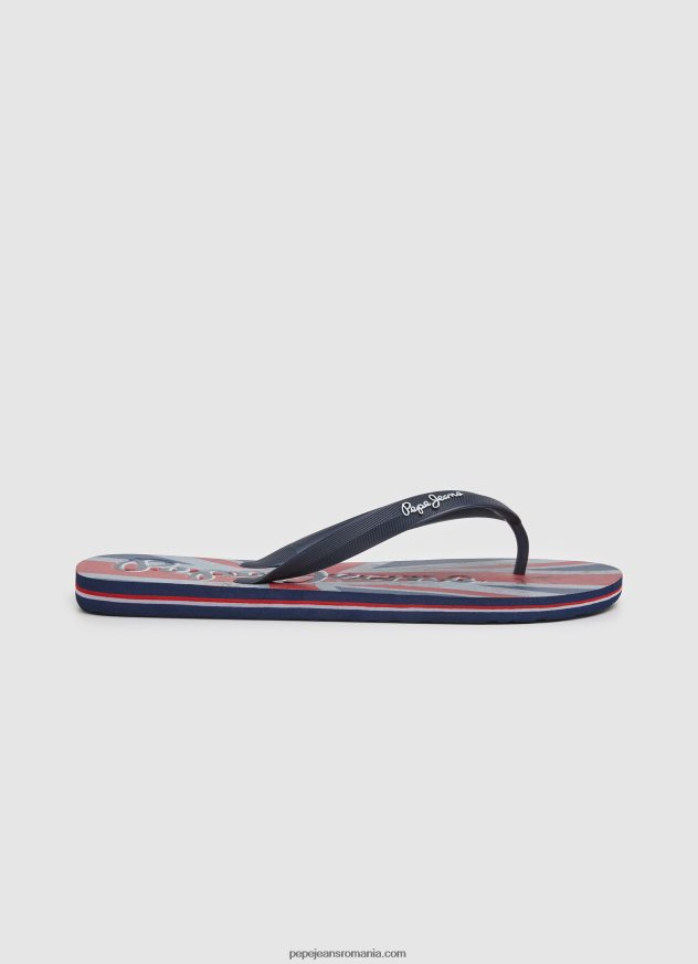 slapi_de_plaja_hawi_flag_barbati_pepe_jeans_denim_inchis_la_culoare_6z0r461259.jpg șlapi de plajă hawi flag bărbați Pepe Jeans denim închis la culoare 6Z0R461259 - imagine 1