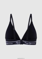 sutien din bumbac elastic femei Pepe Jeans negru 6Z0R46548 - imagine 2