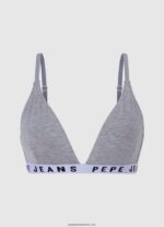 tanga clasica cu logo imprimat femei Pepe Jeans negru 6Z0R46569 - imagine 5