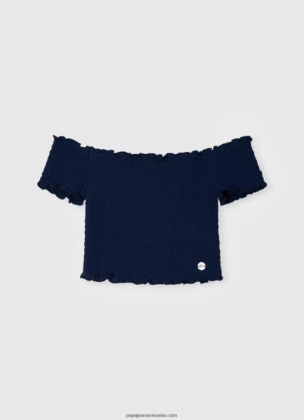 top adunat cu mâneci scurte fată Pepe Jeans dulwich 6Z0R461425