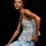 top cu imprimeu floral femei Pepe Jeans multi 6Z0R46334