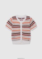 top cu imprimeu în carouri fată Pepe Jeans multi 6Z0R461419 - imagine 5