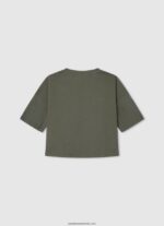 tricou boxy cu imprimeu cu logo fată Pepe Jeans gamă 6Z0R461480 - imagine 2