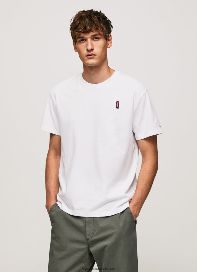 tricou_cabina_telefonica_barbati_pepe_jeans_alb_6z0r46984.jpg tricou cabină telefonică bărbați Pepe Jeans alb 6Z0R46984 - imagine 1