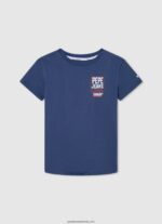 tricou cu imprimeu cu logo băiat Pepe Jeans jarman 6Z0R461641