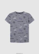 tricou cu imprimeu cu logo băiat Pepe Jeans jarman 6Z0R461648 - imagine 4