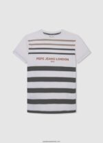 tricou cu imprimeu cu logo băiat Pepe Jeans jarman 6Z0R461648 - imagine 5