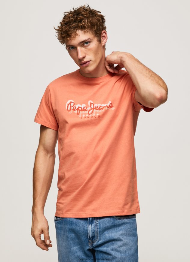 tricou_cu_imprimeu_cu_logo_barbati_pepe_jeans_portocala_de_dovleac_6z0r46991.jpg tricou cu imprimeu cu logo bărbați Pepe Jeans portocala de dovleac 6Z0R46991 - imagine 1