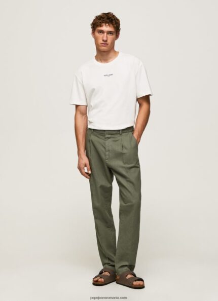 tricou cu imprimeu foto bărbați Pepe Jeans alb 6Z0R46981