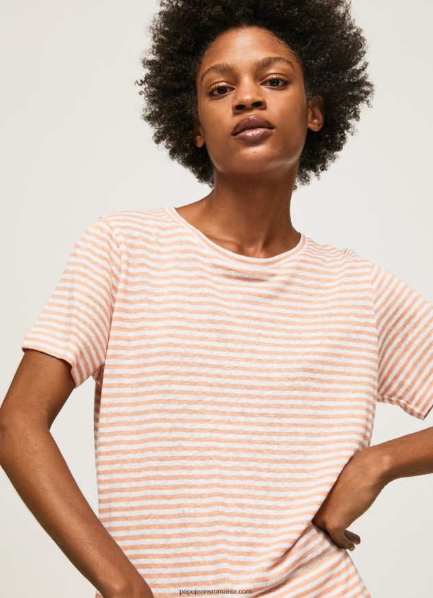 tricou_cu_imprimeu_in_dungi_femei_pepe_jeans_piersica_6z0r46386.jpg tricou cu imprimeu în dungi femei Pepe Jeans piersică 6Z0R46386 - imagine 1