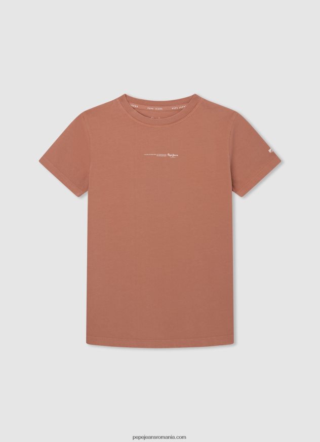 tricou cu mânecă lungă cu logo în față băiat Pepe Jeans alb 6Z0R461619 - imagine 5
