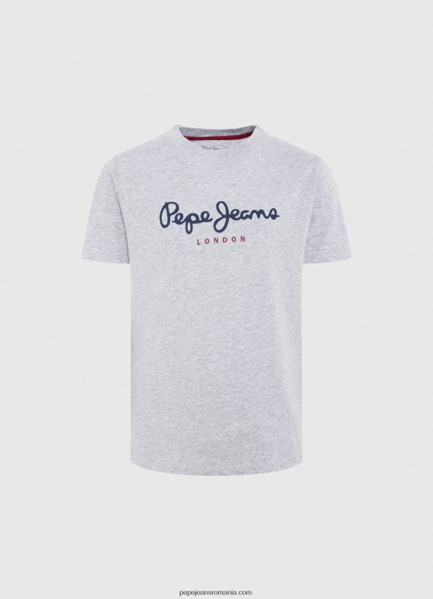 tricou cu mânecă lungă cu logo în față băiat Pepe Jeans marina 6Z0R461630 - imagine 4