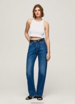 tricou cu mâneci cu mâneci striate femei Pepe Jeans alb 6Z0R46423 - imagine 2