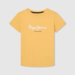 tricou de bază cu logo băiat Pepe Jeans strălucire 6Z0R461636
