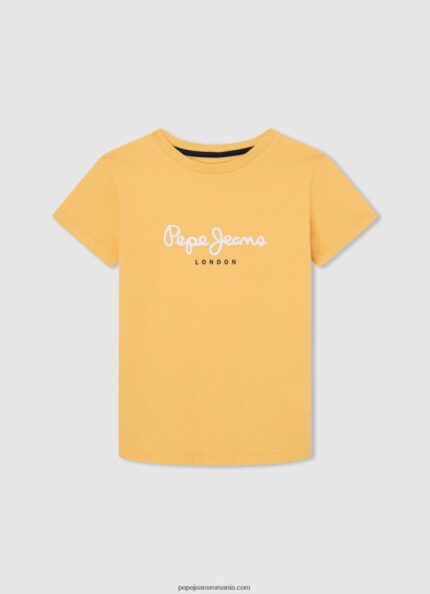 tricou de bază cu logo băiat Pepe Jeans strălucire 6Z0R461636