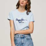 tricou din bumbac cu logo degradat femei Pepe Jeans dafin 6Z0R46422