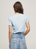 tricou din bumbac cu logo degradat femei Pepe Jeans dafin 6Z0R46422 - imagine 4