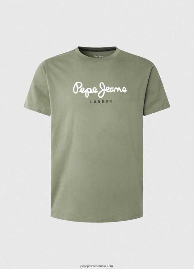 tricou din bumbac cu logo imprimat bărbați Pepe Jeans turnare 6Z0R46920 - imagine 5