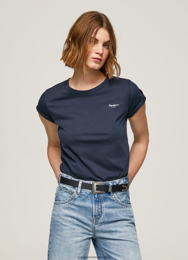 tricou din bumbac cu maneca scurta femei Pepe Jeans dulwich 6Z0R46430 - imagine 1