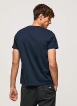 tricou din bumbac cu sigla perii bărbați Pepe Jeans dulwich 6Z0R46932 - imagine 4