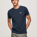 tricou din bumbac tricot waffle bărbați Pepe Jeans dulwich 6Z0R46959