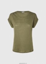 tricou din in cu mâneci pentru armhole femei Pepe Jeans gamă 6Z0R46439 - imagine 5