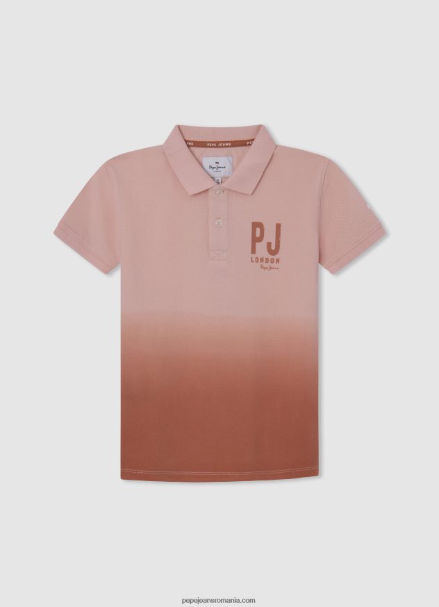 tricou polo cu imprimeu în dungi băiat Pepe Jeans jarman 6Z0R461670 - imagine 4