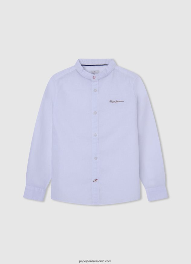 tricou polo cu logo brodat piqué băiat Pepe Jeans dulwich 6Z0R461673 - imagine 4