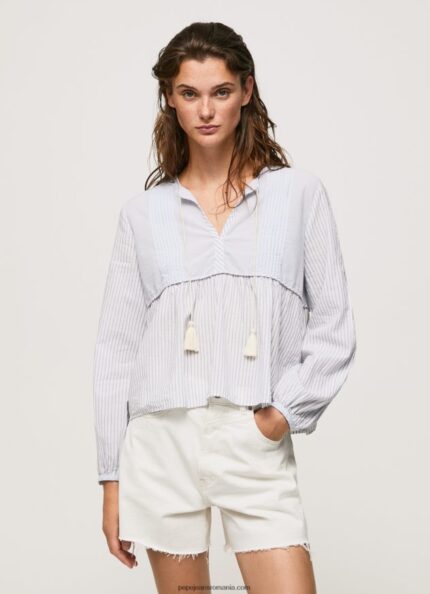 tunică din voil de bumbac femei Pepe Jeans multi 6Z0R46349