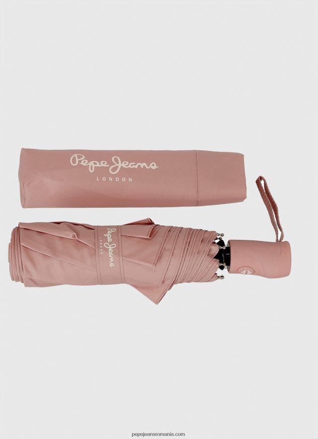 umbrelă automată pliabilă macy femei Pepe Jeans trandafir de frasin 6Z0R46788 - imagine 3