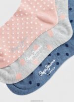 yara pachet de 3 șosete femei Pepe Jeans multi 6Z0R46557 - imagine 2
