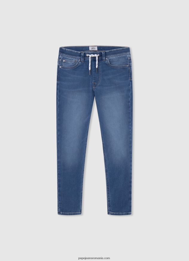 blugi archie cu talie medie relaxed fit băiat Pepe Jeans denim 6Z0R461575