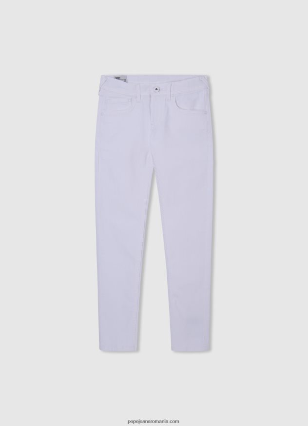 blugi slim cu talie medie încasat băiat Pepe Jeans denim 6Z0R461578