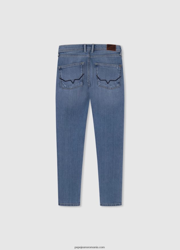 în sfârșit blugi skinny cu talie joasă băiat Pepe Jeans denim 6Z0R461579